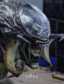 1/1 SS PREDALIEN Bust Predator&Alien Head GK Resin Model Collections Statue