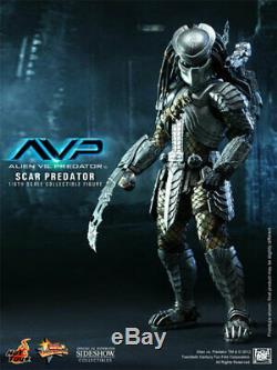 1/6 Hot Toys MMS 190 Alien vs. Predator 2 AVP Scar Predator 2.0 BRAND NEW USA