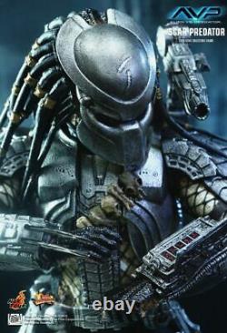 1/6 Hot Toys Mms190 Avp Alien Vs Predator Scar Predator 14 Movie Action Figure