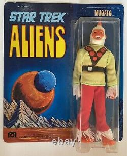 1976 MEGO Star Trek Aliens Mugato MOC New Unpunched, Sun faded- Read Description