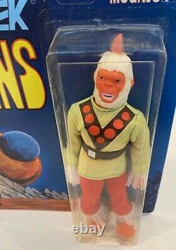 1976 MEGO Star Trek Aliens Mugato MOC New Unpunched, Sun faded- Read Description