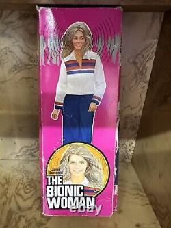 1976 Vintage Kenner The Bionic Woman Action Figure Doll Jaime Sommers NOB