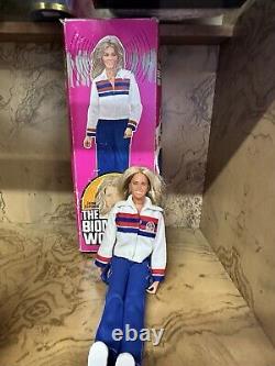 1976 Vintage Kenner The Bionic Woman Action Figure Doll Jaime Sommers NOB