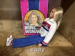 1976 Vintage Kenner The Bionic Woman Action Figure Doll Jaime Sommers NOB