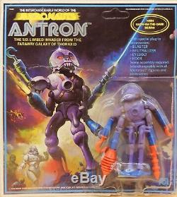 1979 vintage Mego Micronauts ANTRON alien action figure with original package WOW