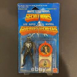 1984 Marvel Secret Wars Black Suit Spider-man Sealed Moc French Card Rare Figure