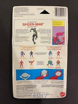 1984 Marvel Secret Wars Black Suit Spider-man Sealed Moc French Card Rare Figure