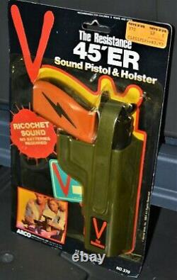 1984 V invasion alien visitor Arco toys vintage toy blaster gun 45er pistol moc