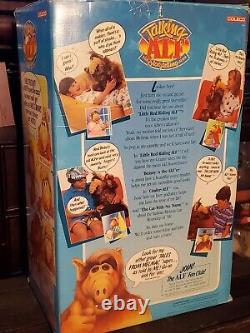 1987 Coleco Alf Talking Storytelling Alien Animated cassette player Vintage Box