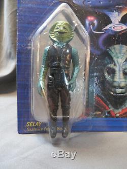 1988 Galoob Star Trek Tng 4 Alien Figure Set Antican Ferengi Q Selay Sealed