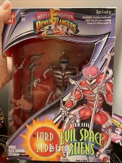 1993 Mighty Morphin Power Rangers Evil Space Aliens Lot Of 5! Lord Zedd, Goldar