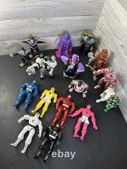 1995 Mighty Morphin Power Rangers & Zeo Evil Space Aliens Figures Lot Of 16