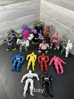 1995 Mighty Morphin Power Rangers & Zeo Evil Space Aliens Figures Lot Of 16