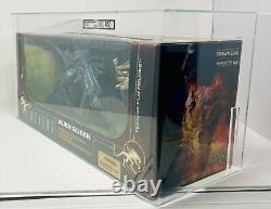 2003 Mcfarlane Alien Queen Delux Set Aliens Movie Maniacs Ser6 Afa Graded U85nm+