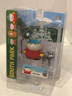 2005 MEZCO South Park Series 1 Cartman Figure withAlien Probe and Kitty MIP NEW