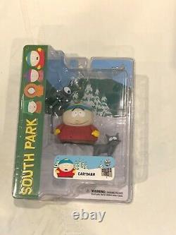 2005 MEZCO South Park Series 1 Cartman Figure withAlien Probe and Kitty MIP NEW