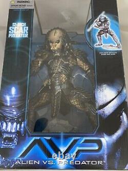 2006 McFarlane Toys 12 Inch SCAR PREDATOR Alien Vs Predator AVP NEW Sealed