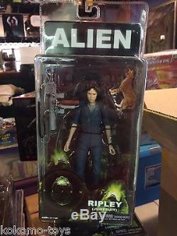 2015 NECA Aliens Series 4 Ripley in Jumpsuit 7 Action Figure with Jonesy MOC