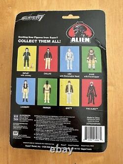 2018 Super 7 Alien ReAction Carded Action Figure The Alien (With Coin)