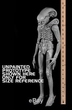 22 ALIEN figure 1/4 SCALE XENOMORPH 1979 big chap CLOSED MOUTH VERS aliens NECA