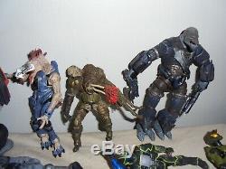 27 HALO 3 & Reach action figures with weapons Spartans Aliens ect L@@K
