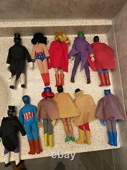 34 Vintage MEGO Action Figure Lot Marvel DC Star Trek Aliens Batman Superman