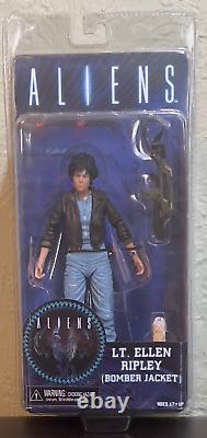 4 ALIENS Deluxe Action Figure Lot RIPLEY + VASQUEZ + (2) XENOMORPH WARRIORS