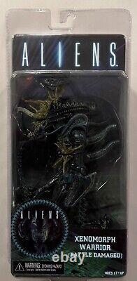 4 ALIENS Deluxe Action Figure Lot RIPLEY + VASQUEZ + (2) XENOMORPH WARRIORS