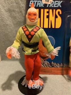 8 1976 Mego Star Trek Aliens Series 2 Complete! Romulan Talos Andorian Mugato