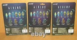 ALIENS ReAction Super7 3.75 Figures RIPLEY NEWT BISHOP VASQUEZ HUDSON HICKS