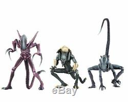 AVP Alien Arcade Set of 3 Razor Claws Chrysalis Arachnoid Figures NECA PRE-ORDER