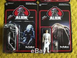Alien Full Sets of Wave 1 & 2 Super7 Reaction Figures NEW Sealed Ash Kane Ripley