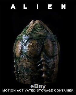 Alien Glow in the Dark Movie Egg Motion Activated Storage Unit Sigourney Weaver
