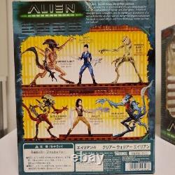 Alien Resurrection Warrior Figure Clear Green Japan Exclusive MISB Sealed