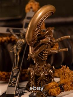 Alien Statue Figure Bronze Statues Figure Toy Home Decor Gifts