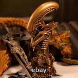 Alien Statue Figure Bronze Statues Figure Toy Home Decor Gifts