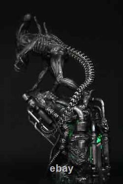 Alien Xenomorph Action Figure With Integrated LED, Realism 12k, Handmade IN Cmd