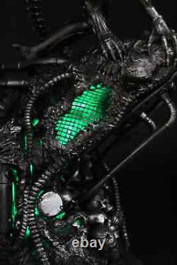 Alien Xenomorph Action Figure With Integrated LED, Realism 12k, Handmade IN Cmd