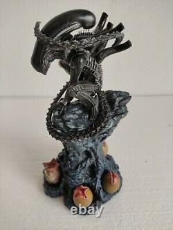 Alien diorama 3D printed and painted MADE ON ORDER