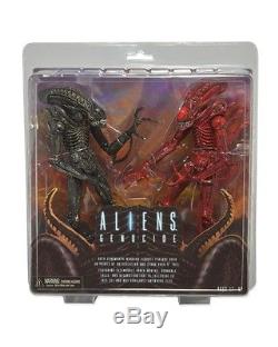 Aliens 7 Scale Genocide 2-pack (Black & Red Xenomorphs) NECA