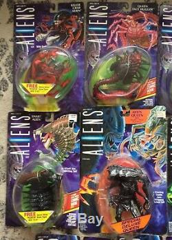 Aliens Action Figure Lot (11) All Mip (6) Aliens & (5) Soldiers Ships Fast