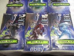 Aliens Bull Mantis Gorilla Rhino Warrior Snake Kenner Figure Set Of 6 Moc 1996