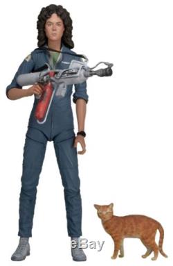 Aliens Series 4 7 Scale Ripley in Jumpsuit Action Figure with Jonesy NECA