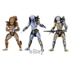 Aliens Vs Predator Arcade Set of 3 Mad Hunter & Warrior Figures NECA PRE-ORDER