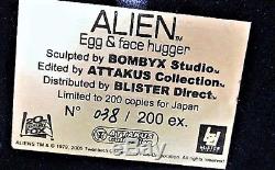 Attakus Alien Egg Face Hugger statue Japan exclusive LTD to 200! Veryt Rare