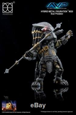 Authentic Brand New Herocross Action Figure Scar Predator from Alien vs Predator