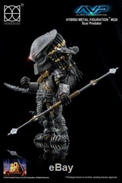 Authentic Brand New Herocross Action Figure Scar Predator from Alien vs Predator