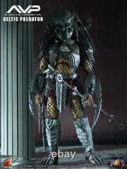 Avp Celtic Predator Hot Toys 1/6 Figure Statue Mms09 Sideshow Aliens Vs Rare