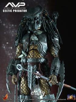 Avp Celtic Predator Hot Toys 1/6 Figure Statue Mms09 Sideshow Aliens Vs Rare