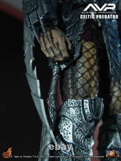 Avp Celtic Predator Hot Toys 1/6 Figure Statue Mms09 Sideshow Aliens Vs Rare